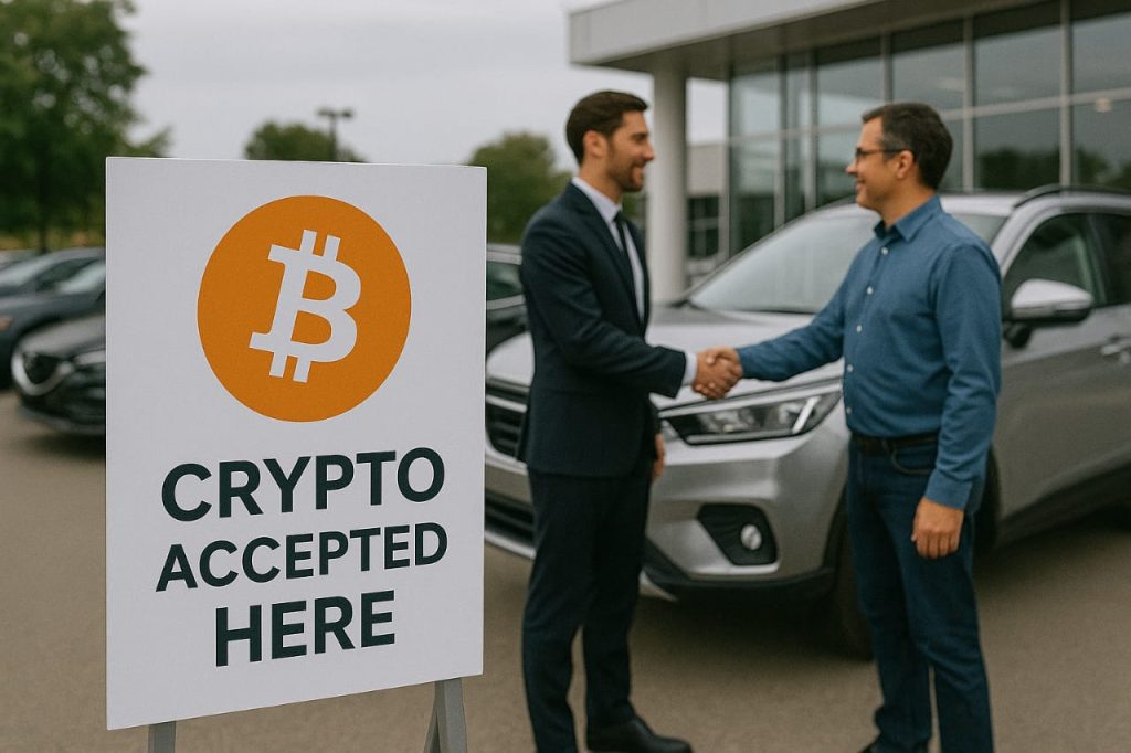 car dealerships that accept bitcoin near me