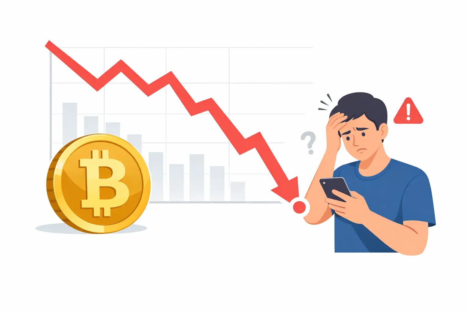 Investor stressed over Bitcoin drop